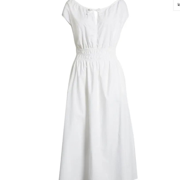 FAHERTY BRAND
Amalfi Cutout Dress - White midi summer dress size XS New with tag - Picture 4 of 5